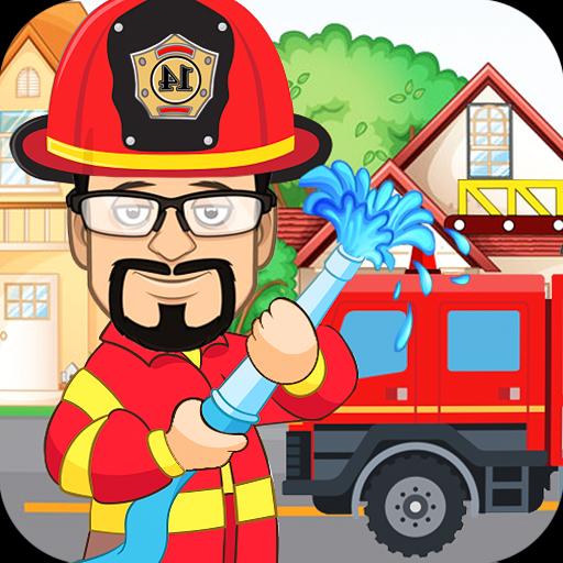 Pretend Play Fire Station Game : Town Firefighter