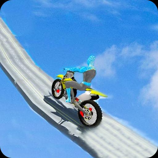 Superhero Bike Tricky Mega Ramp Stunt 21