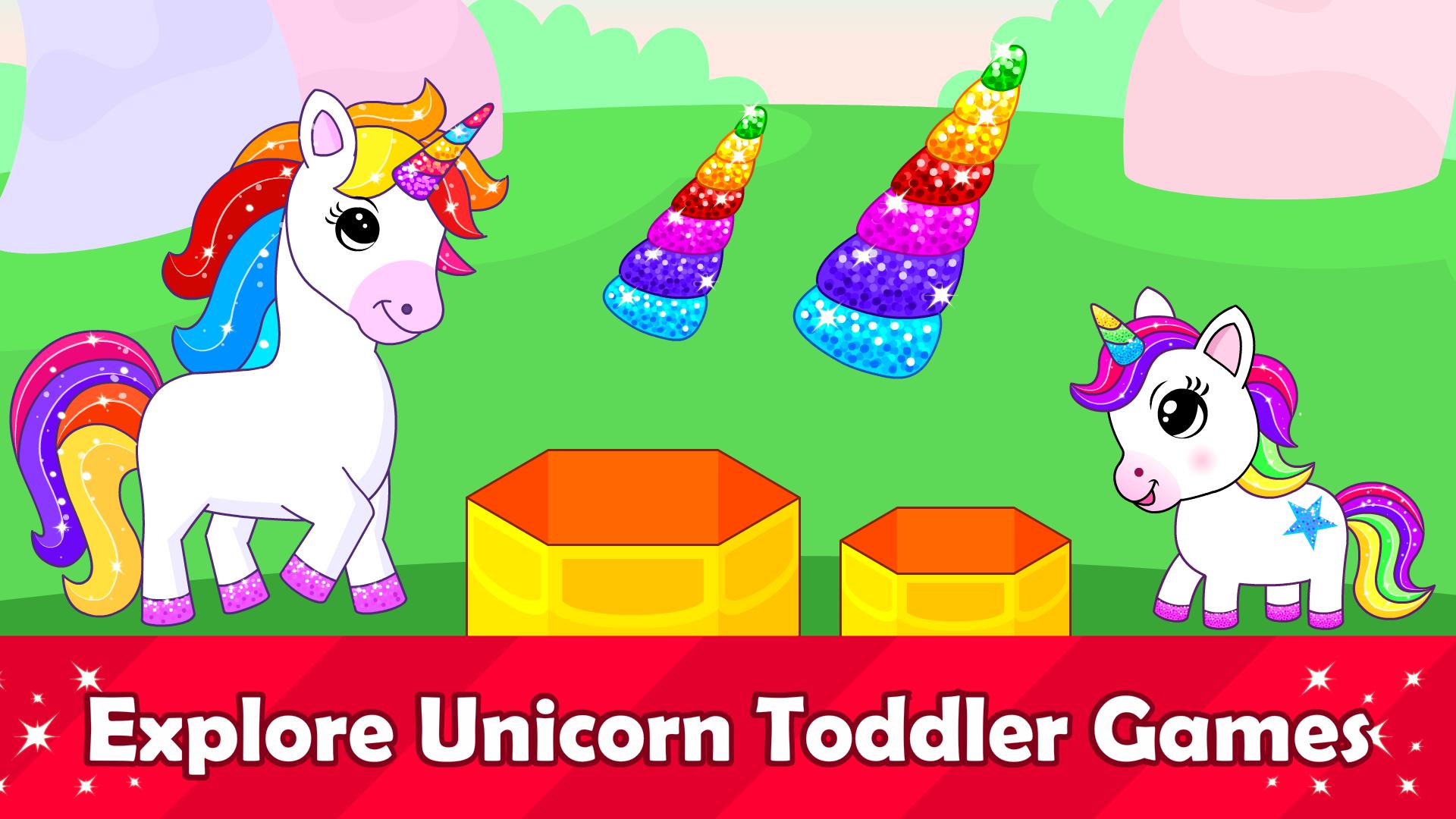 Unicorn Games for 2+ Year Olds