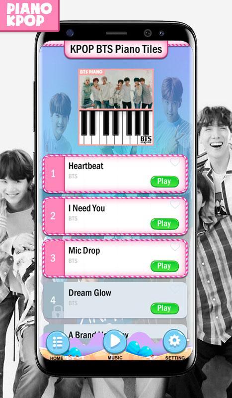 KPOP BTS Piano Magic Tiles