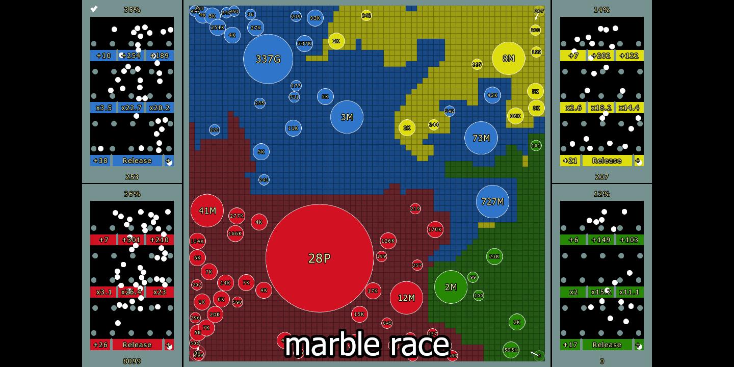 Marble Race and Territory War