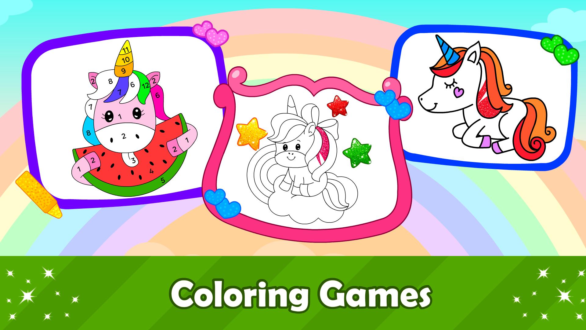 Unicorn Games for 2+ Year Olds