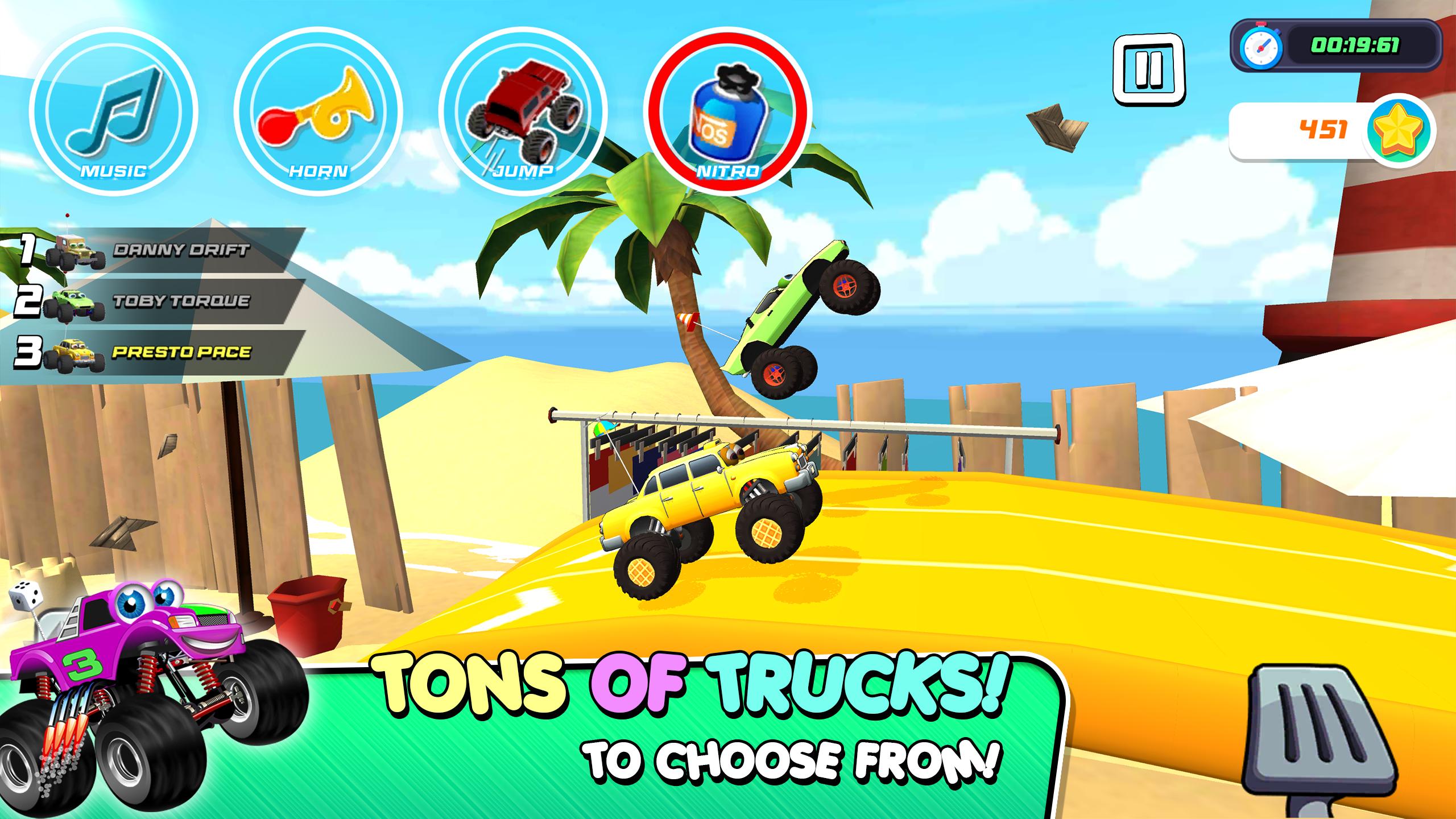 Monster Trucks Game for Kids 3