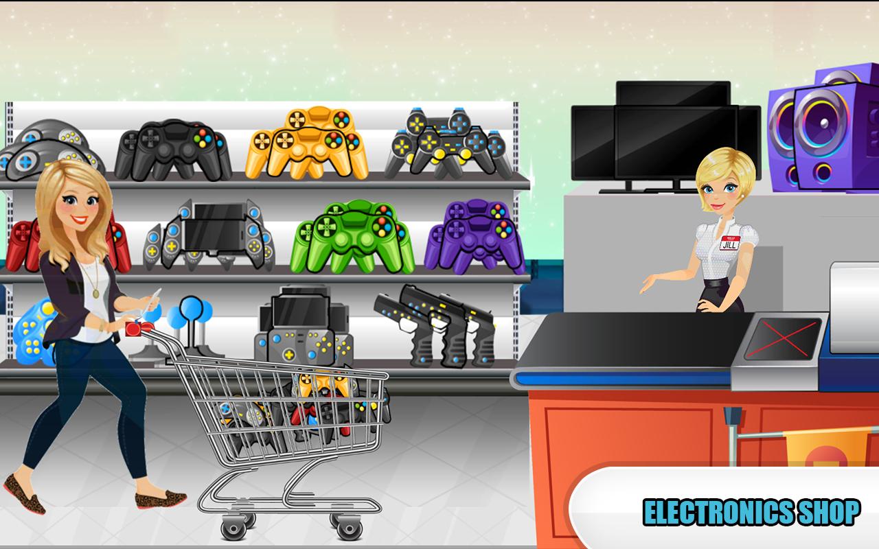 Supermarket Shopping Mall Game