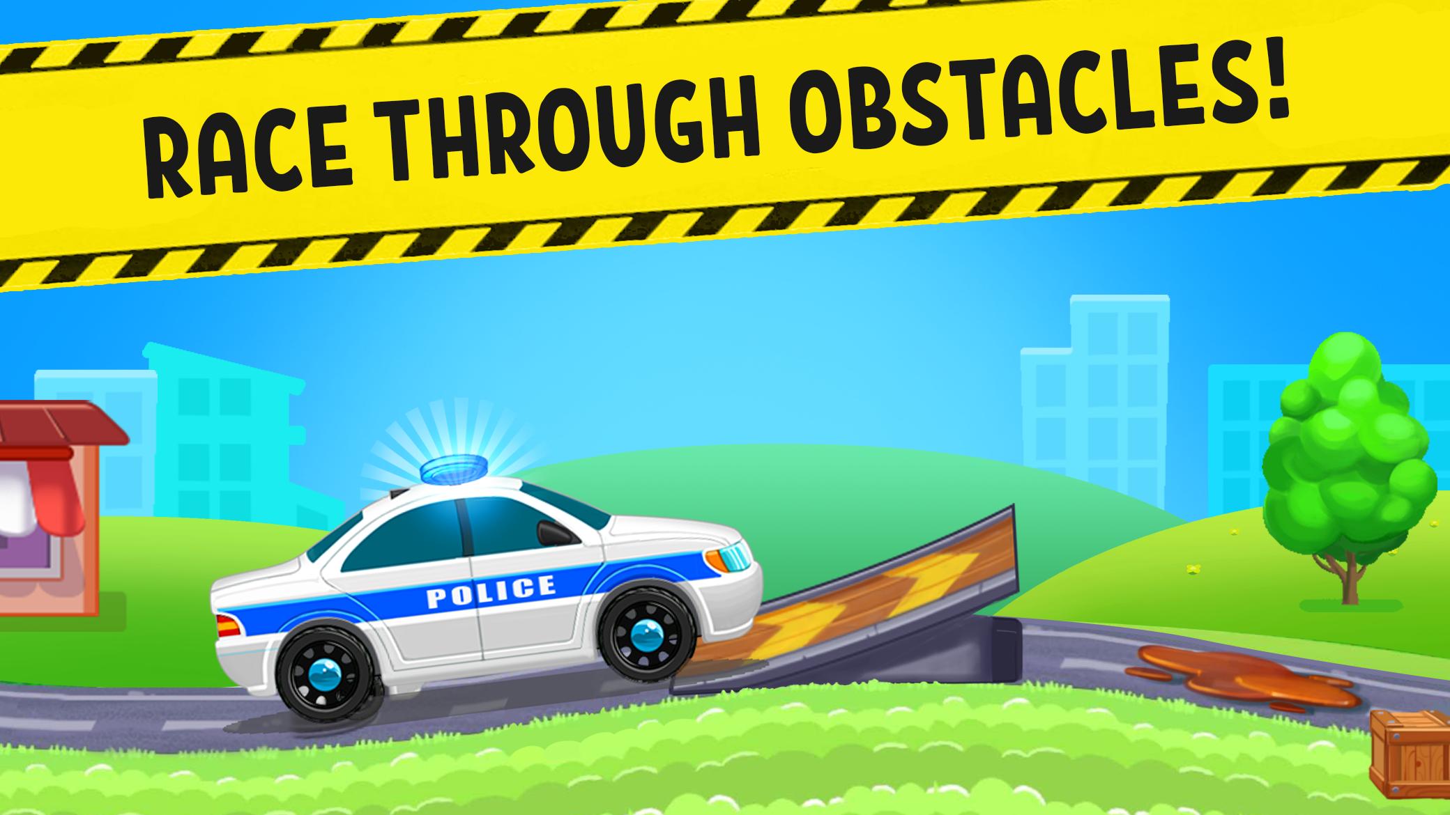 Police Car x Kids Racing Games