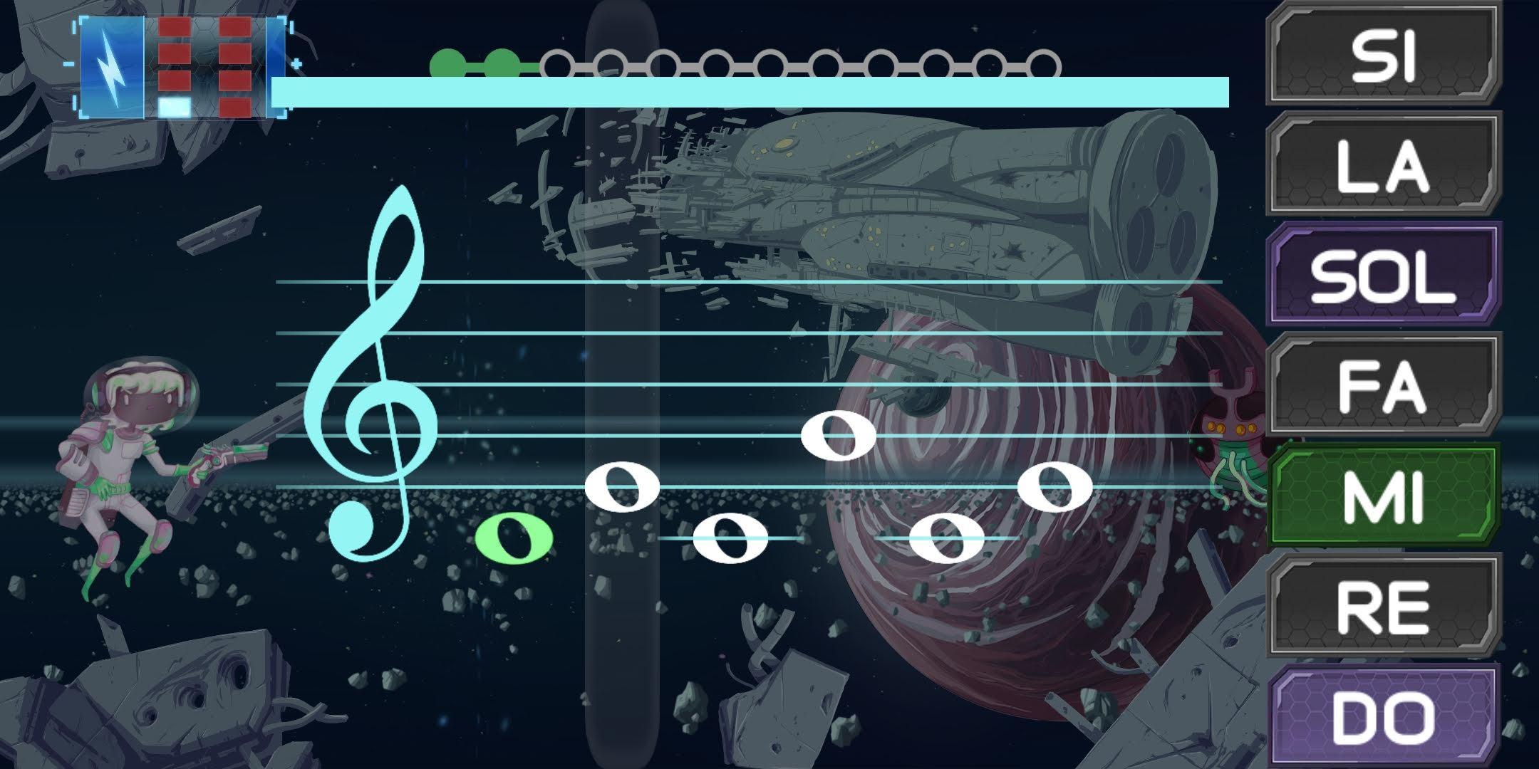 Space Note 2 🎼 Un jeu pour a