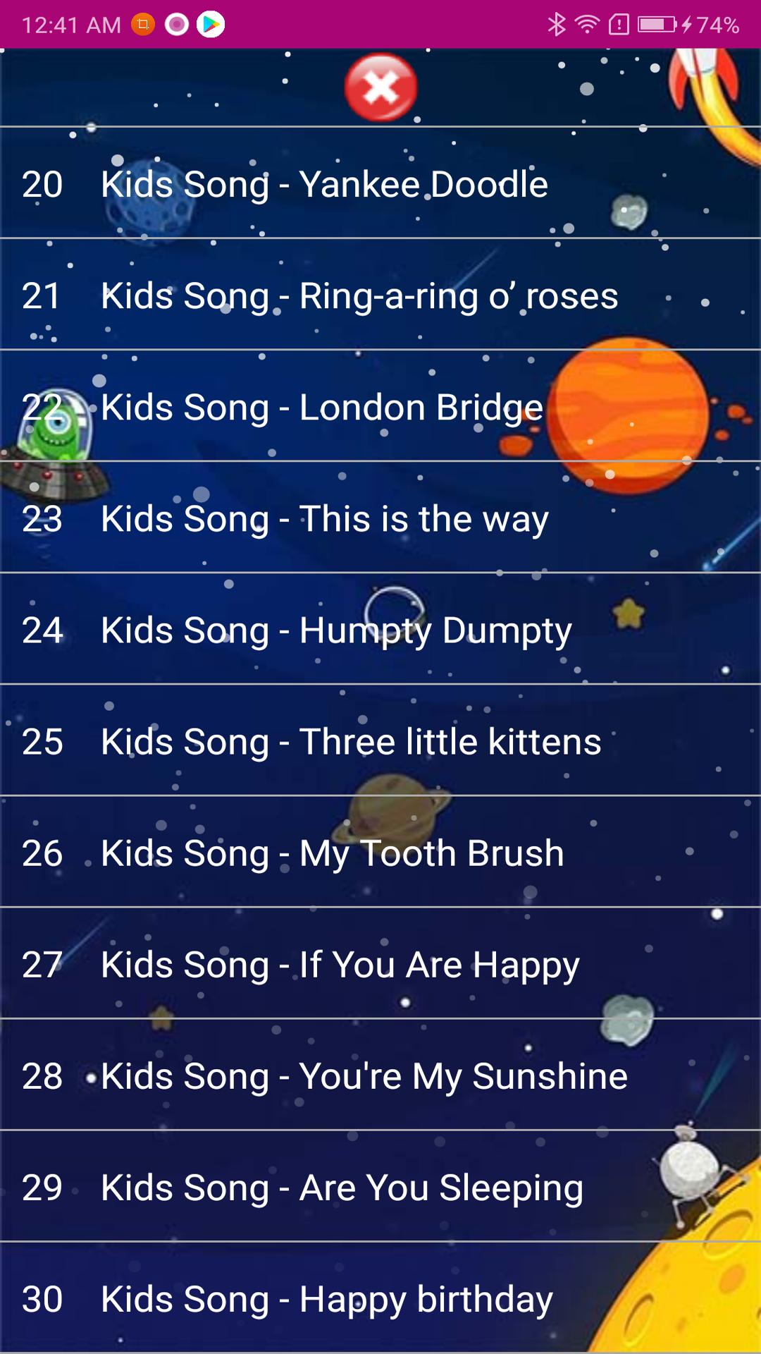 kids song – nursery rhymes