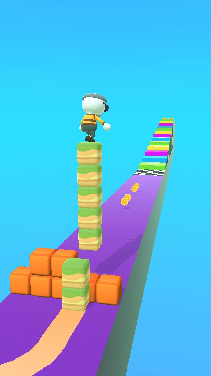 Cube Surfer:Food Skateboard