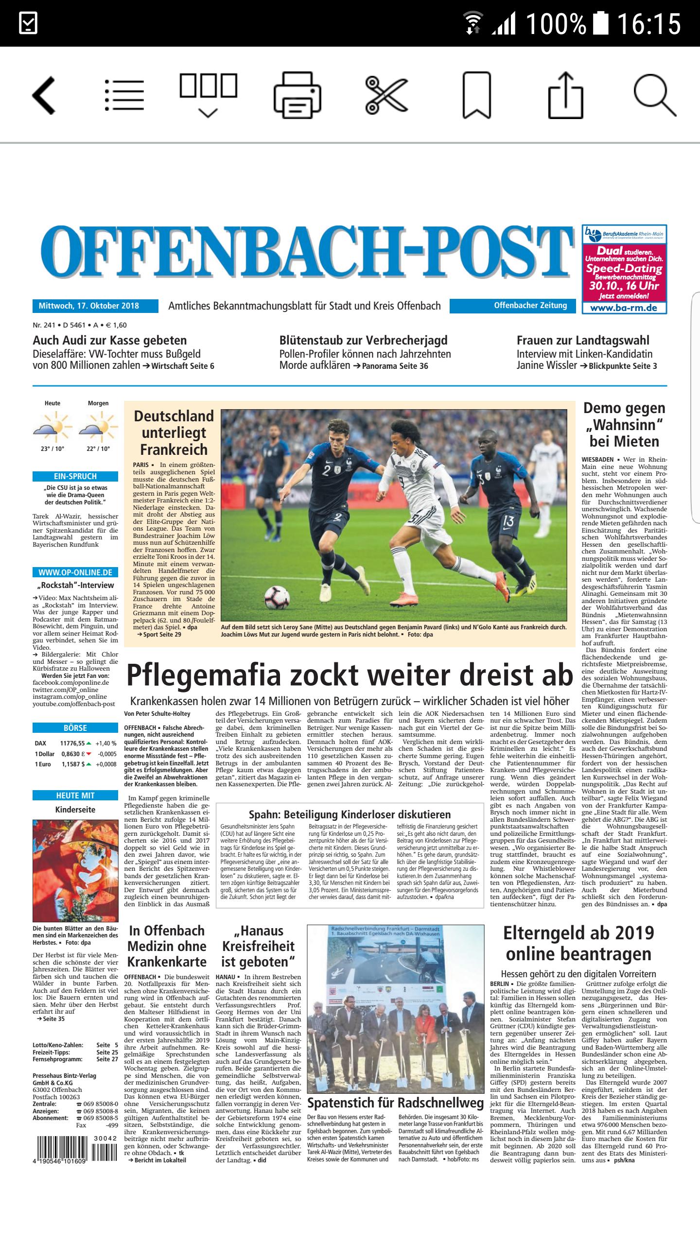 Offenbach-Post E-Paper