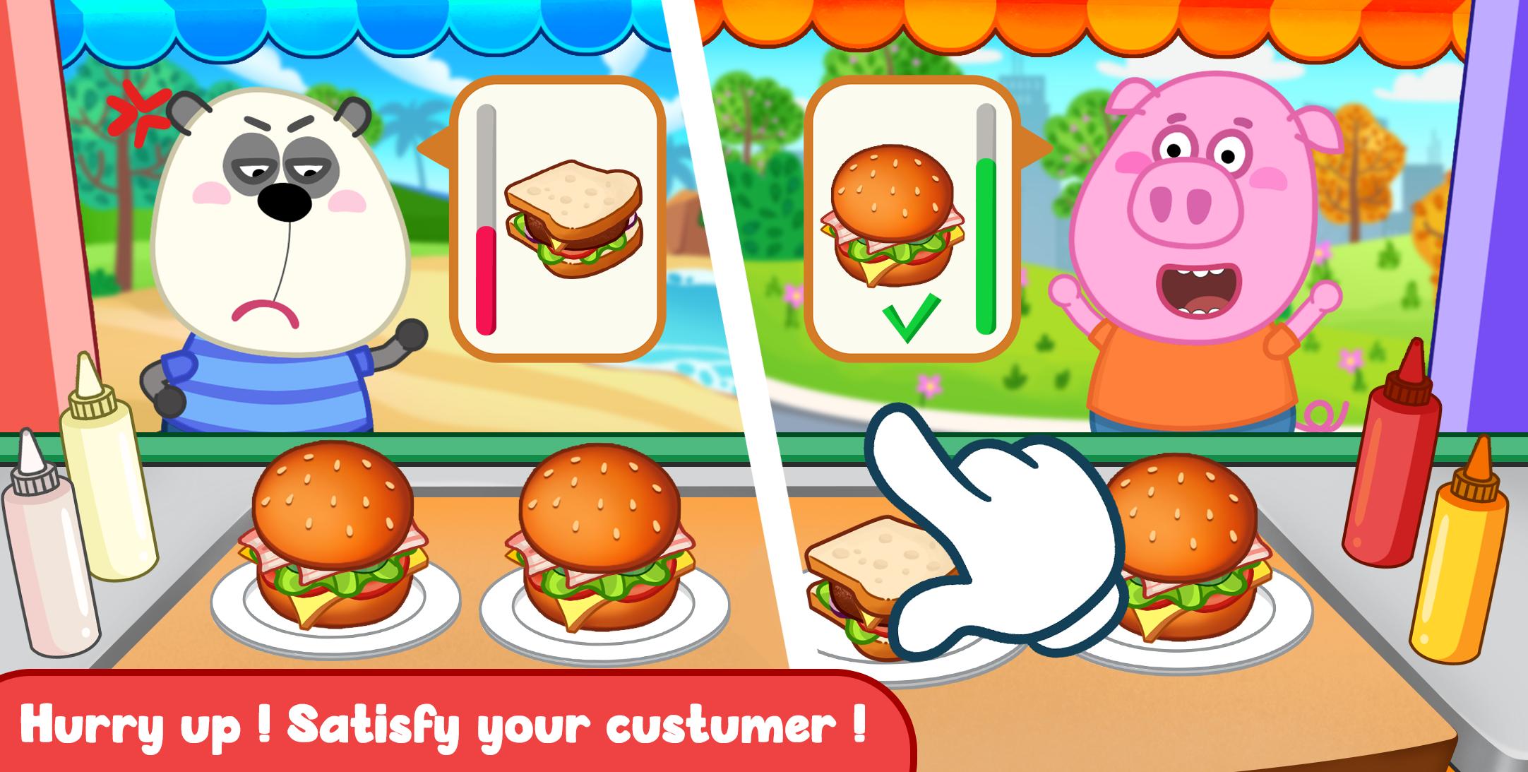 Wolfoo Cooking Game – Sandwich