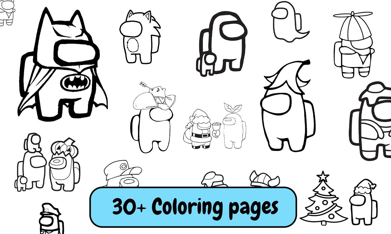 Among Us Coloring Book