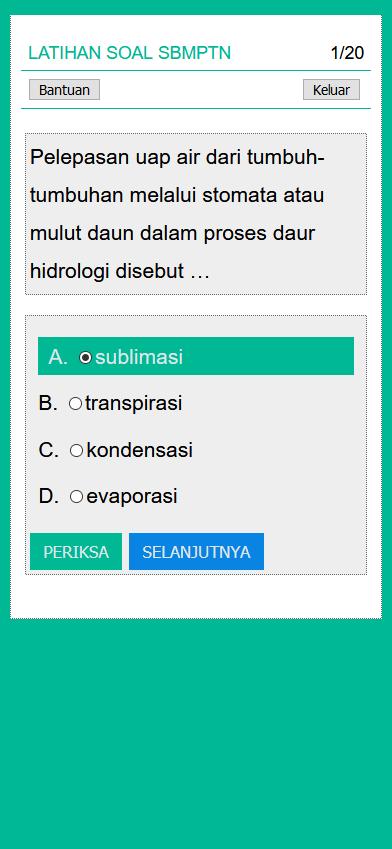 SUKSES SBMPTN 2022 – SOAL SOAL