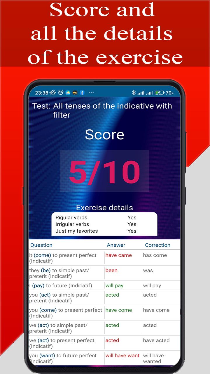 English Conjugation Practice