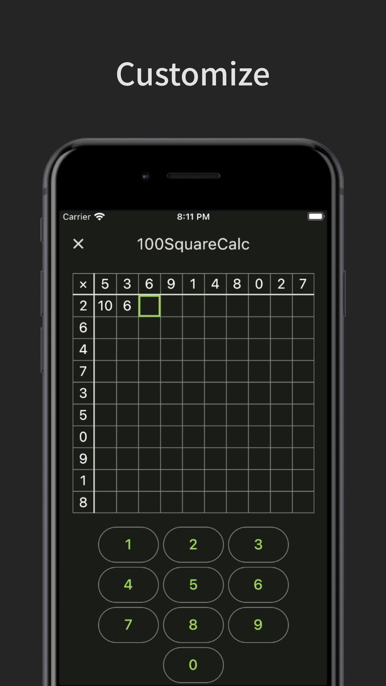 100 Square Calc