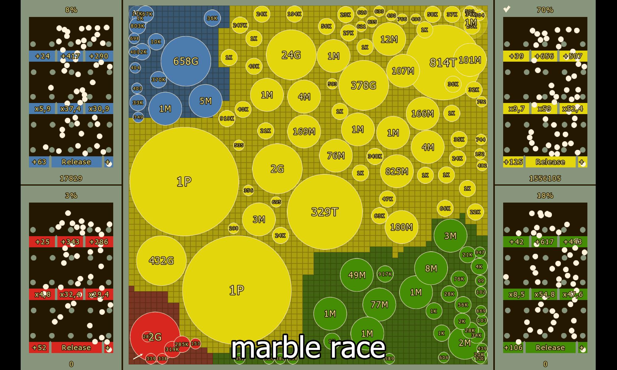 Marble Race and Territory War