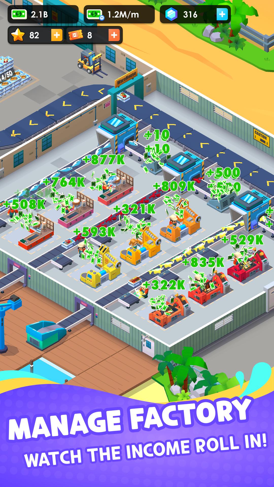 Idle Seafood Inc – Tycoon