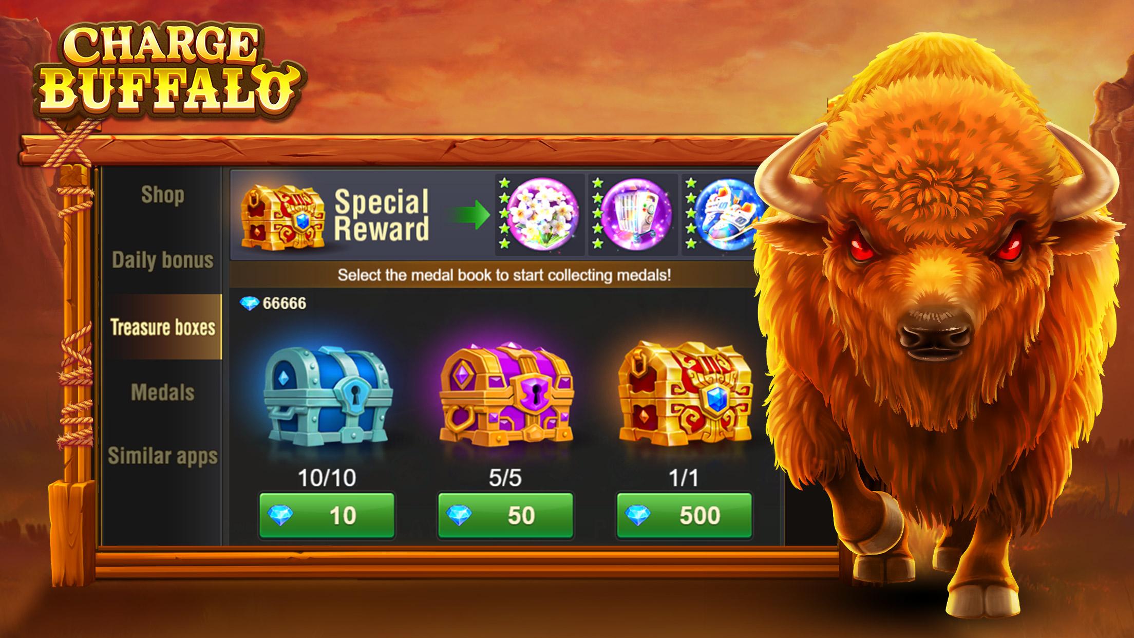 Charge Buffalo Slot-TaDa Games