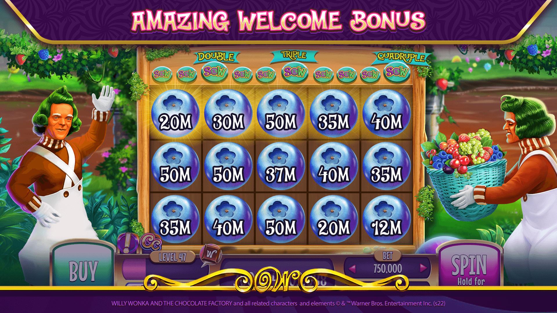 Willy Wonka Vegas Casino Slots