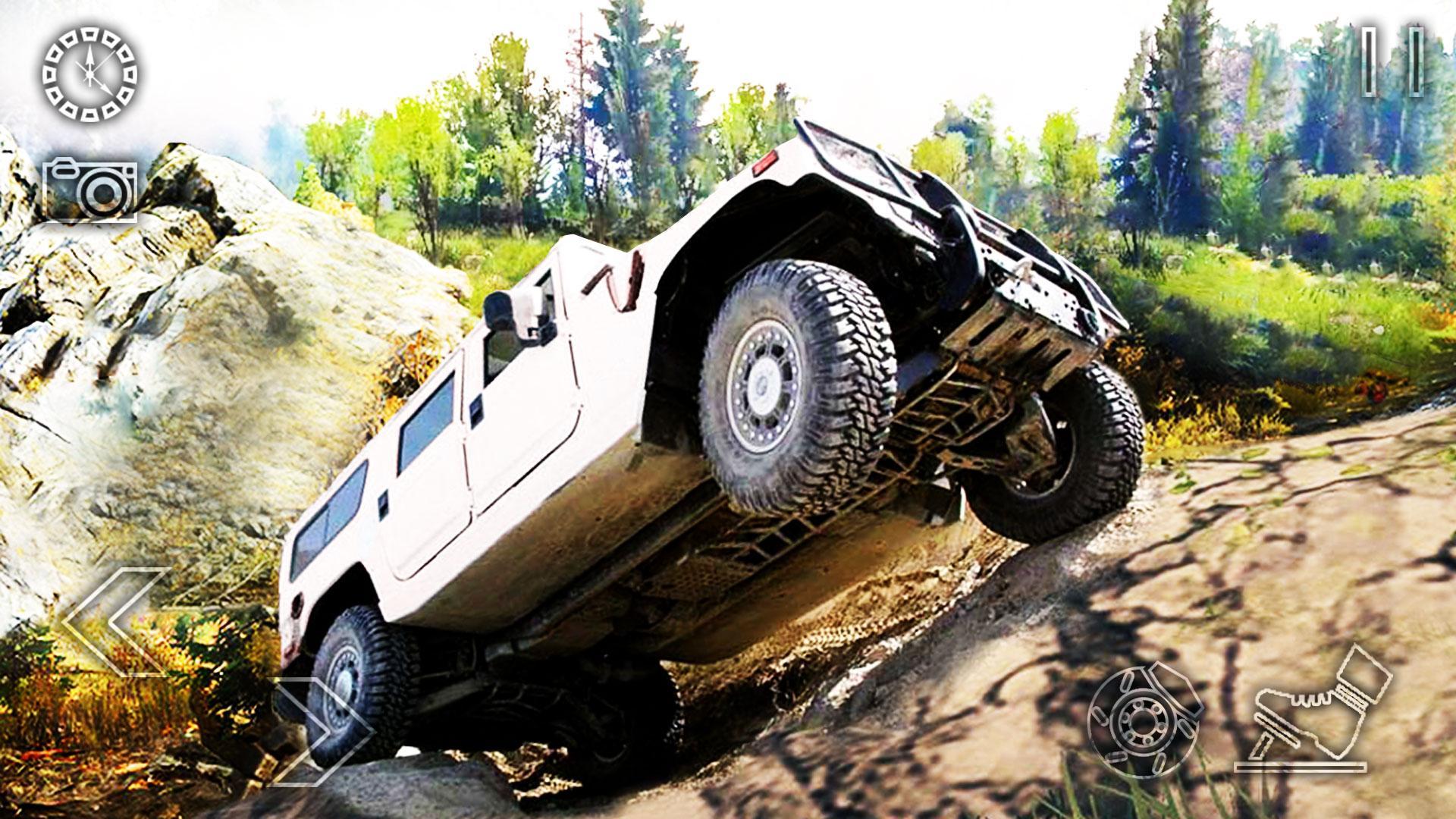 Offroad 4×4 Jeep Rally Driving