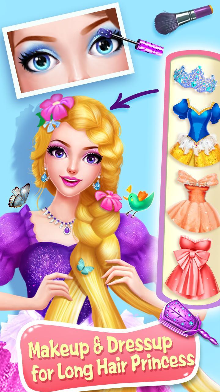 Long Hair Princess Salon Games