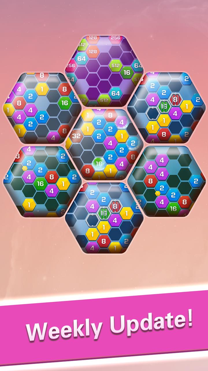 Merge Block Puzzle – 2048 Hexa