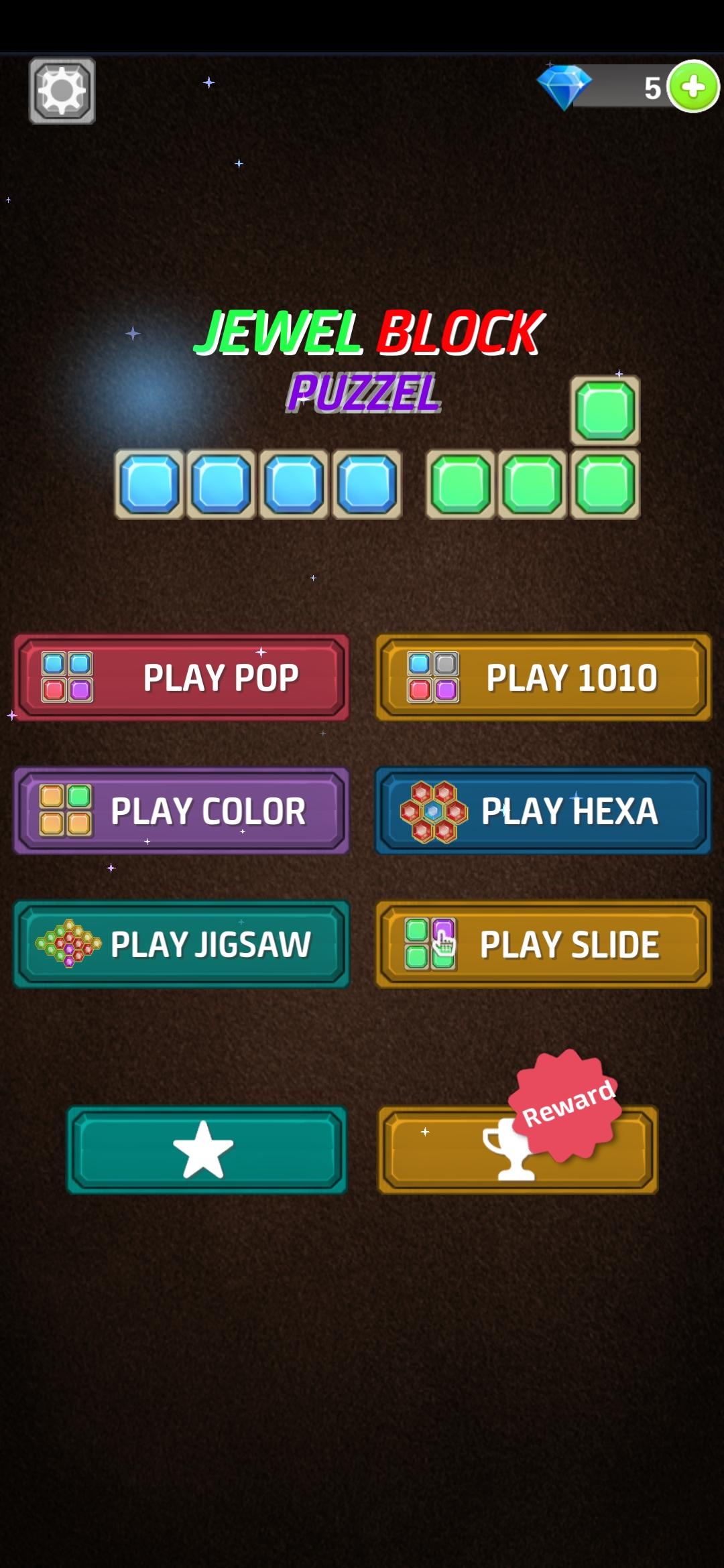 jewel block puzzle – six modes