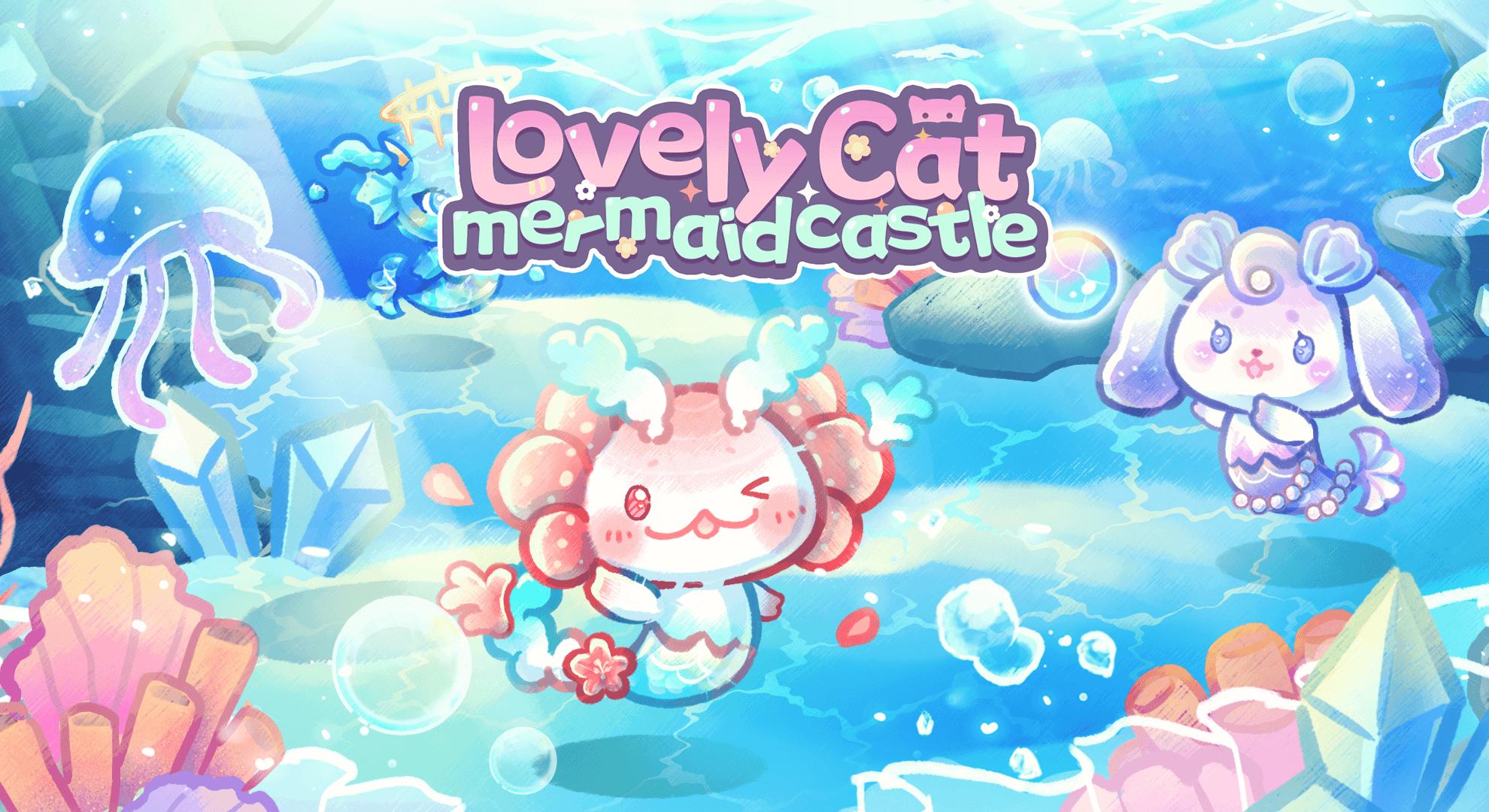 Lovely Cat Mermaid Castle