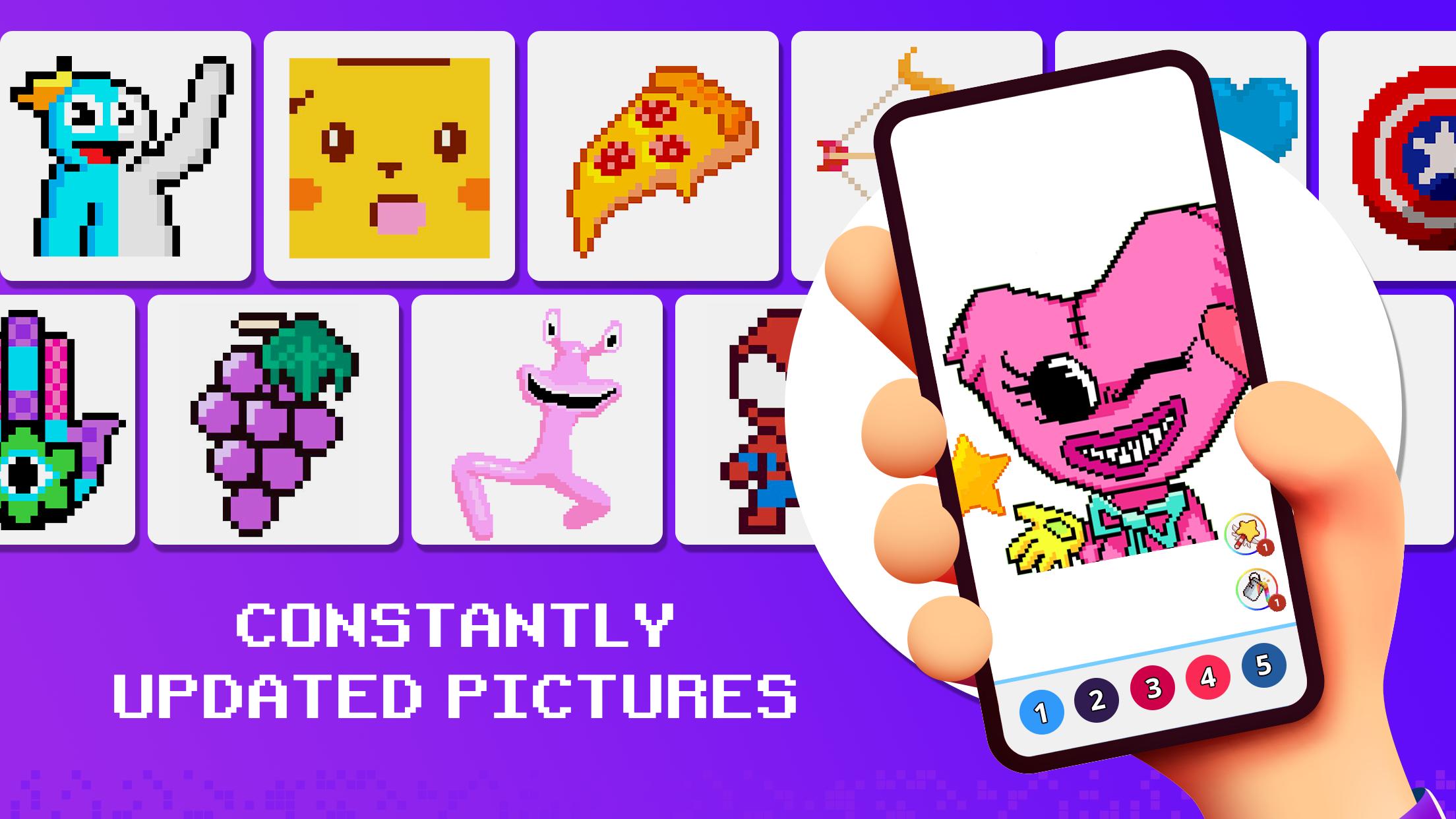 Pixel by Number – Pixel Art