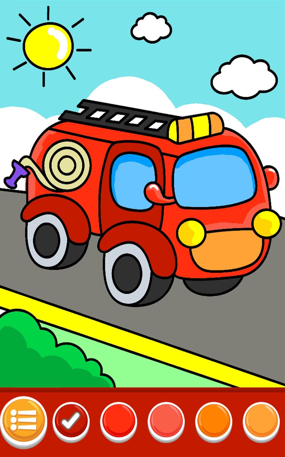 Cars Coloring Book Kids Game