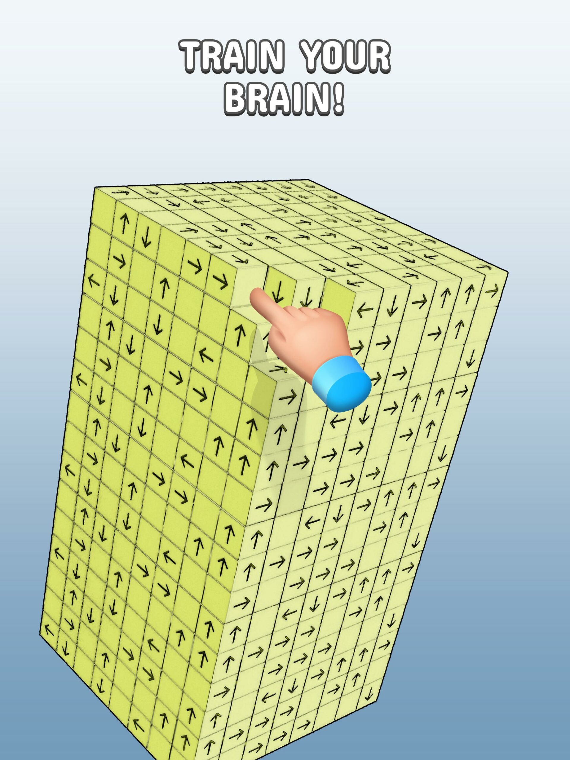 Tap to Unblock 3d Cube Away