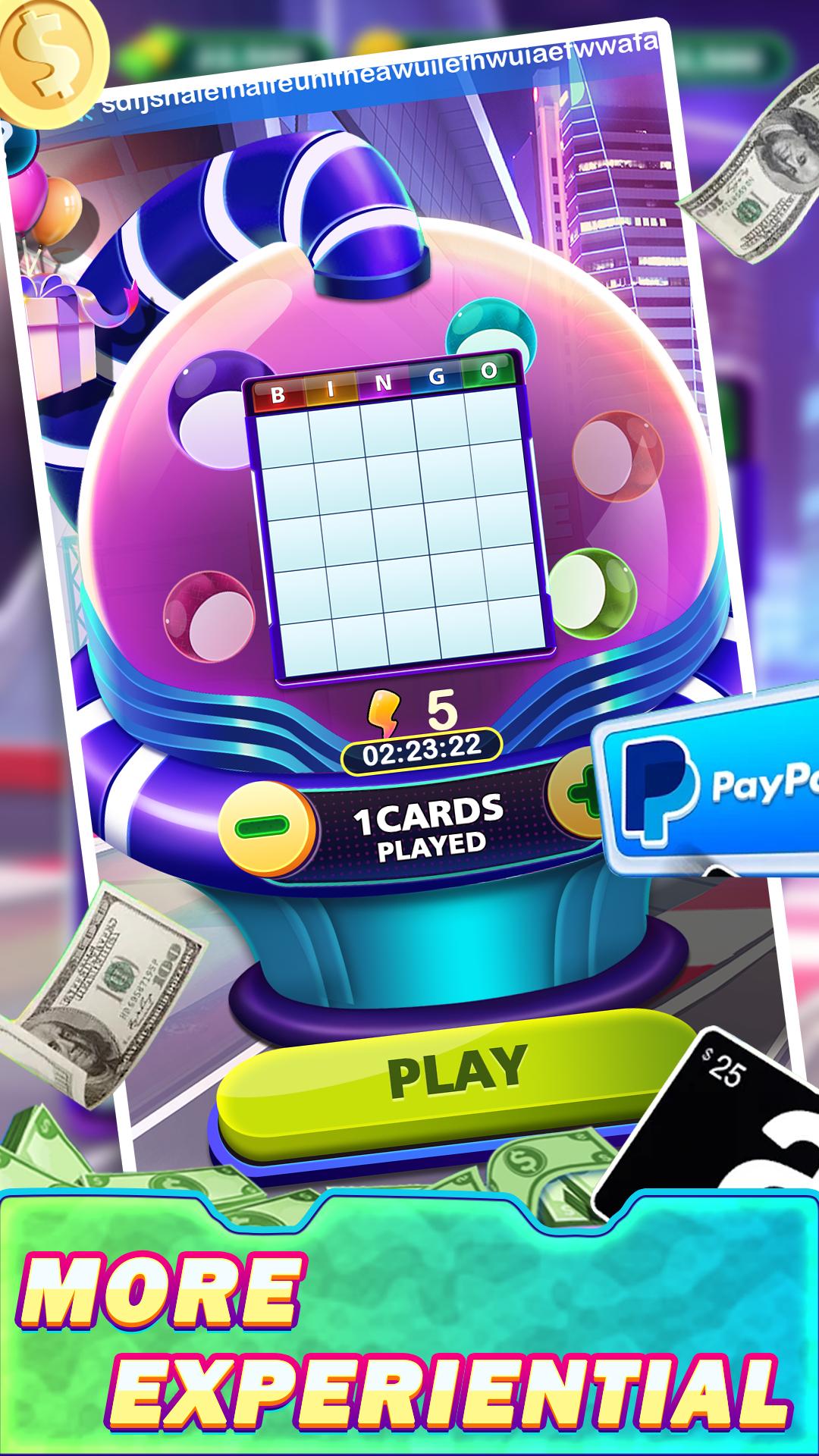 Win real money Bingo- Big Cash