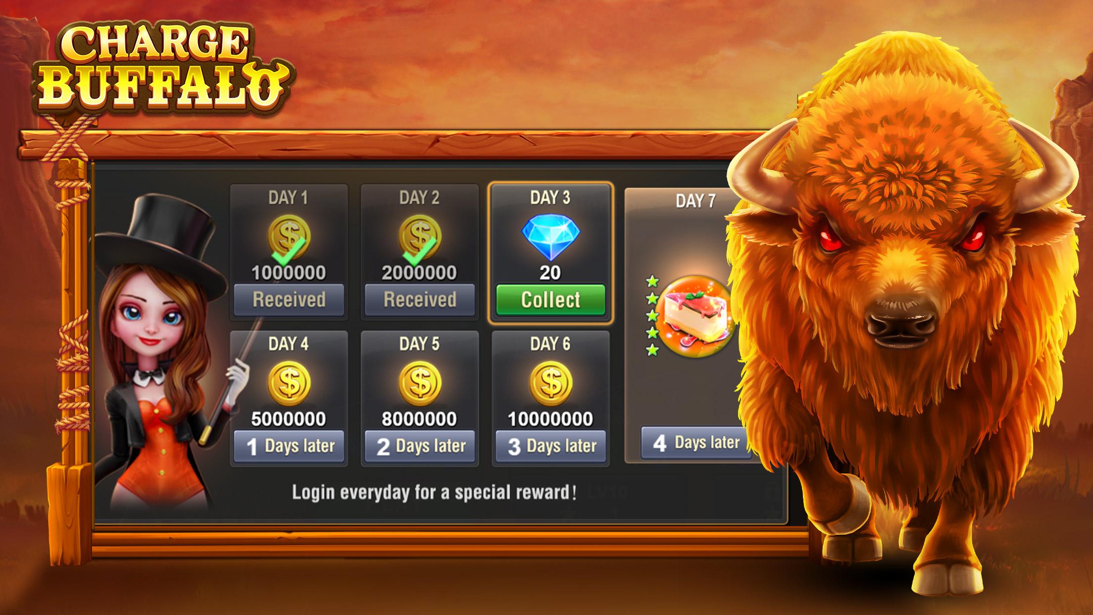 Charge Buffalo Slot-TaDa Games