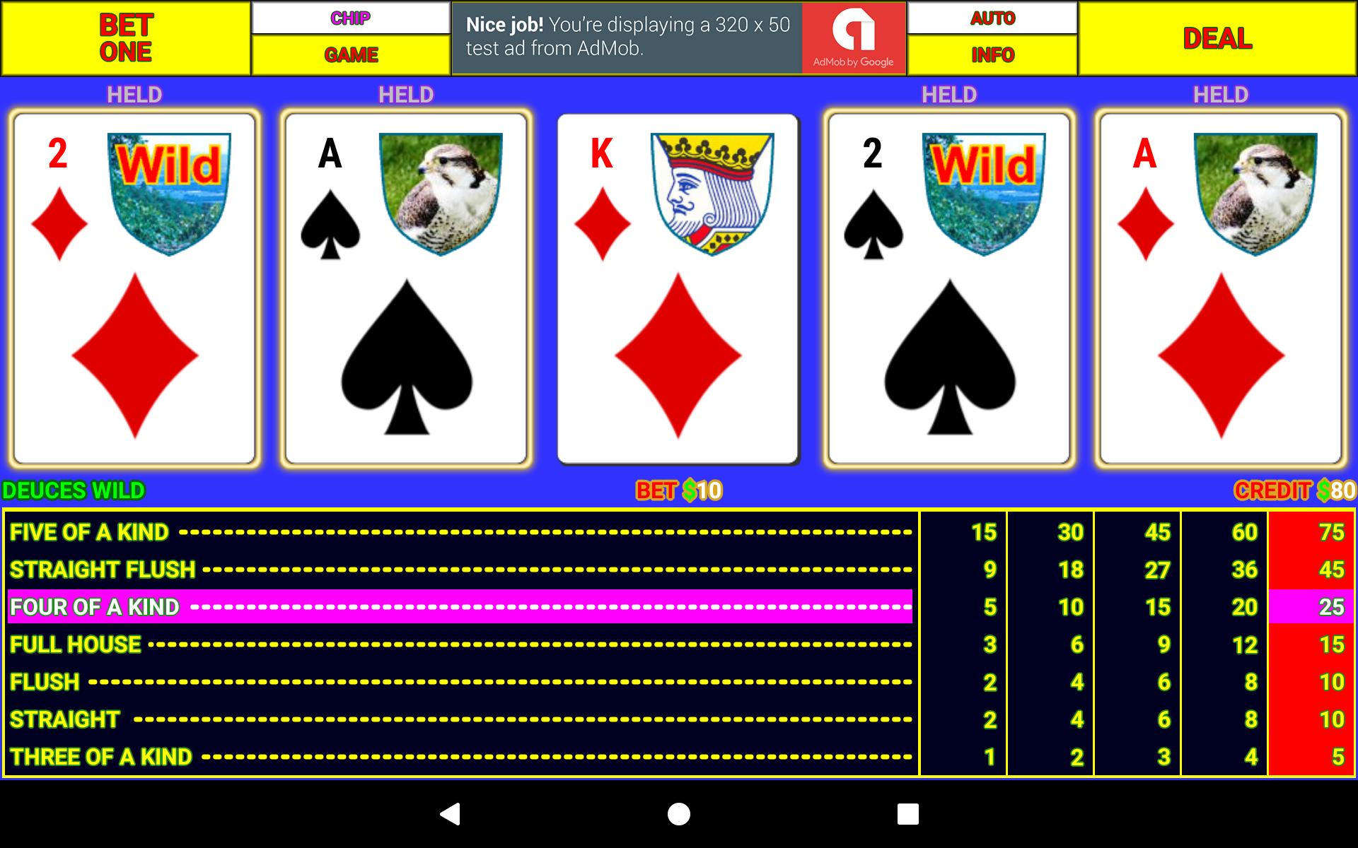 Ax Video Poker