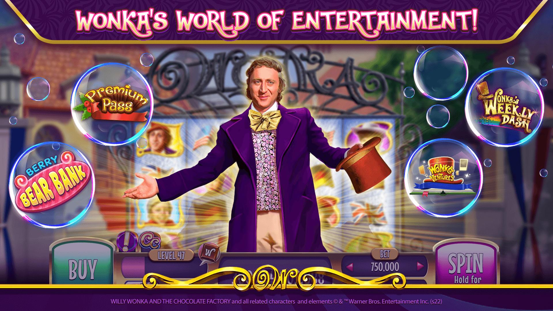 Willy Wonka Vegas Casino Slots