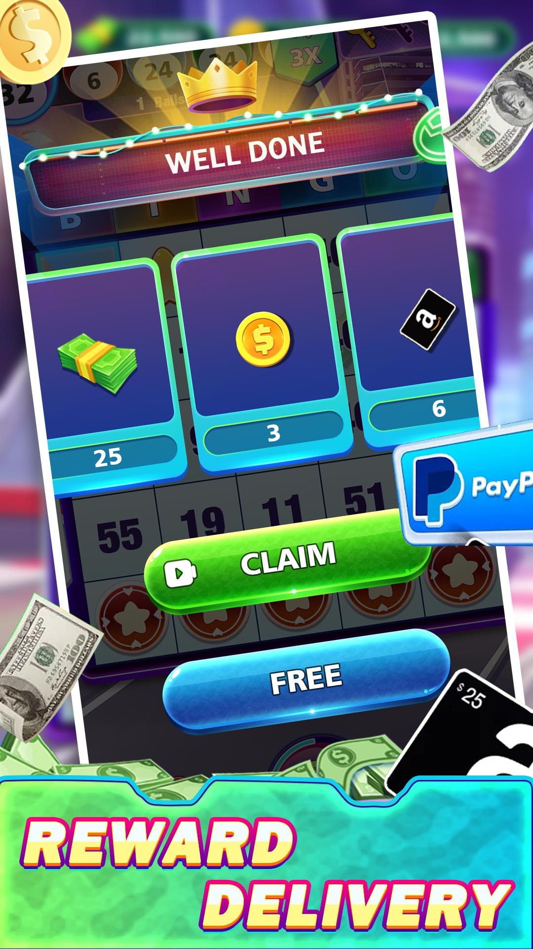 Win real money Bingo- Big Cash